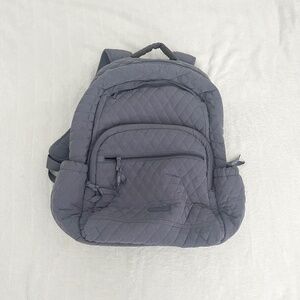 Large Vera Bradley Campus Grey Backpack